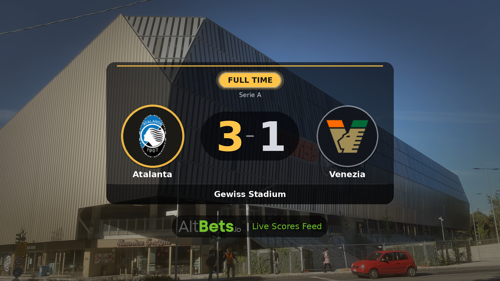 Atalanta 3-1 Venezia: Match Recap and Result