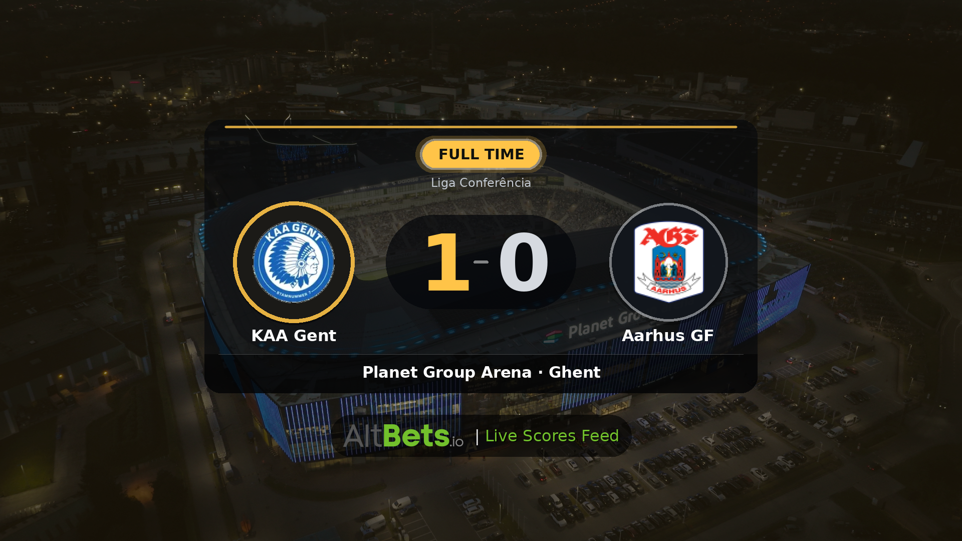 KAA Gent 1-0 Aarhus GF: Match Recap and Result