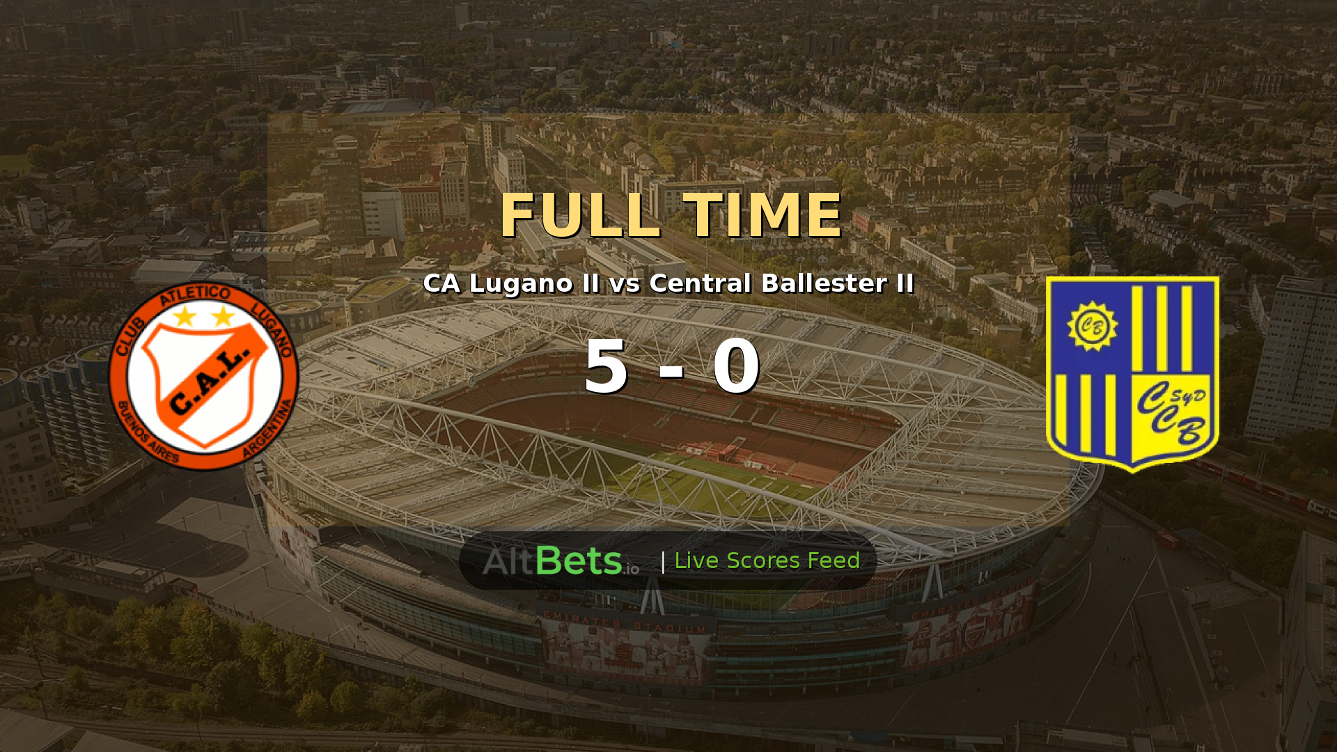 CA Lugano II 5-0 Central Ballester II: Reserves Side Runs Riot in Primera C