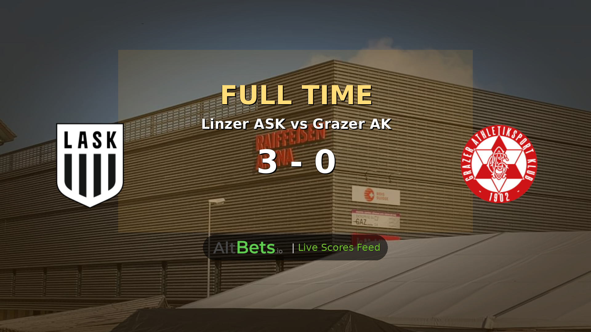 Lask Linz 3-0 Grazer AK: Adeniran and Lang Fire Home Side to Bundesliga Victory