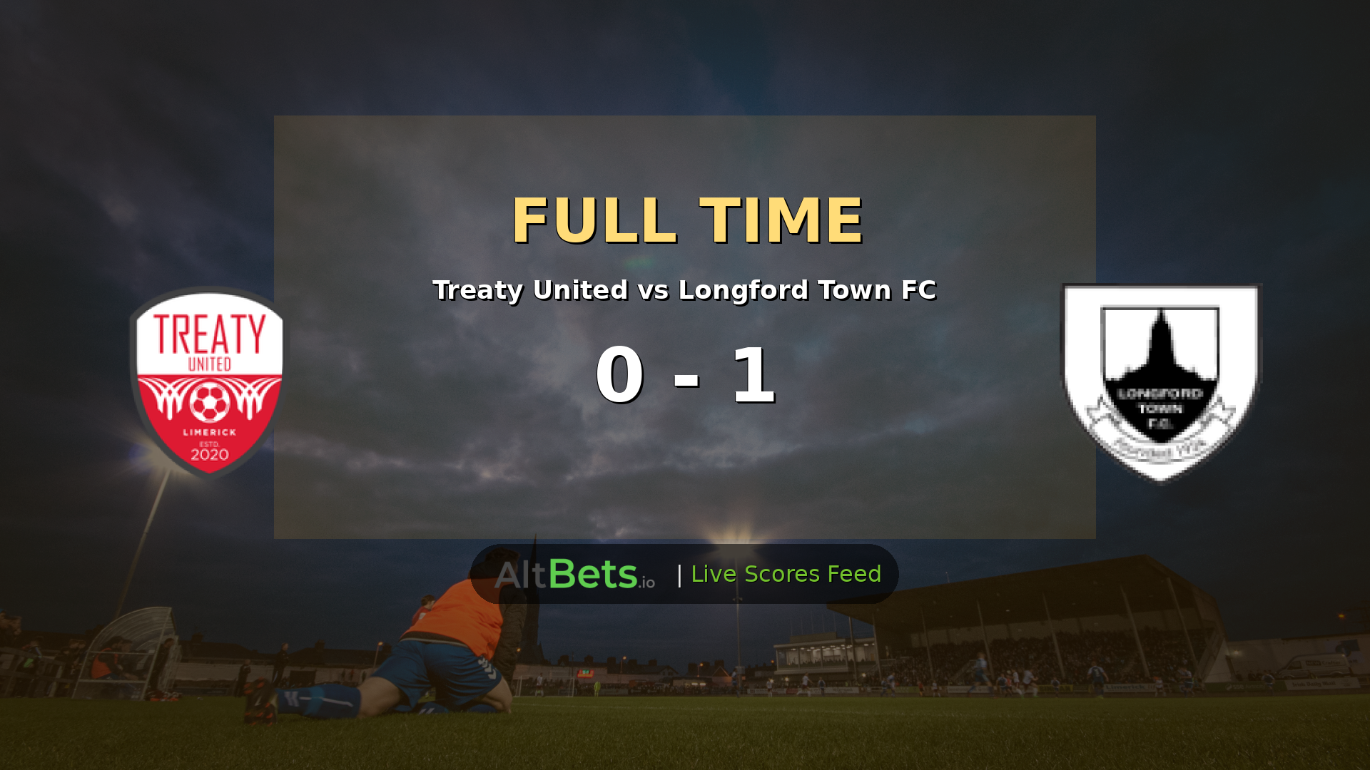Longford Town Grabs 1-0 Win at Treaty United in First Division