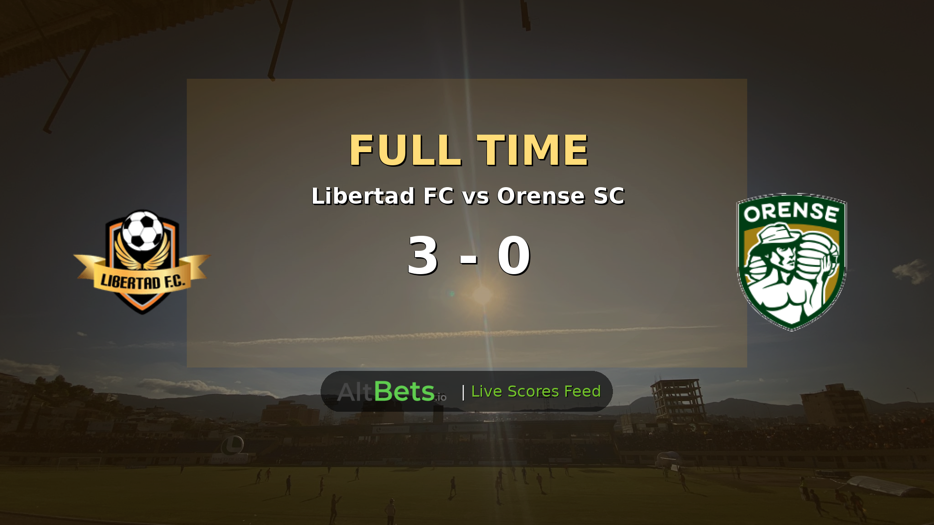 Libertad FC 3-0 Orense SC: Branda, Chere and Cortez Secure Serie A Win
