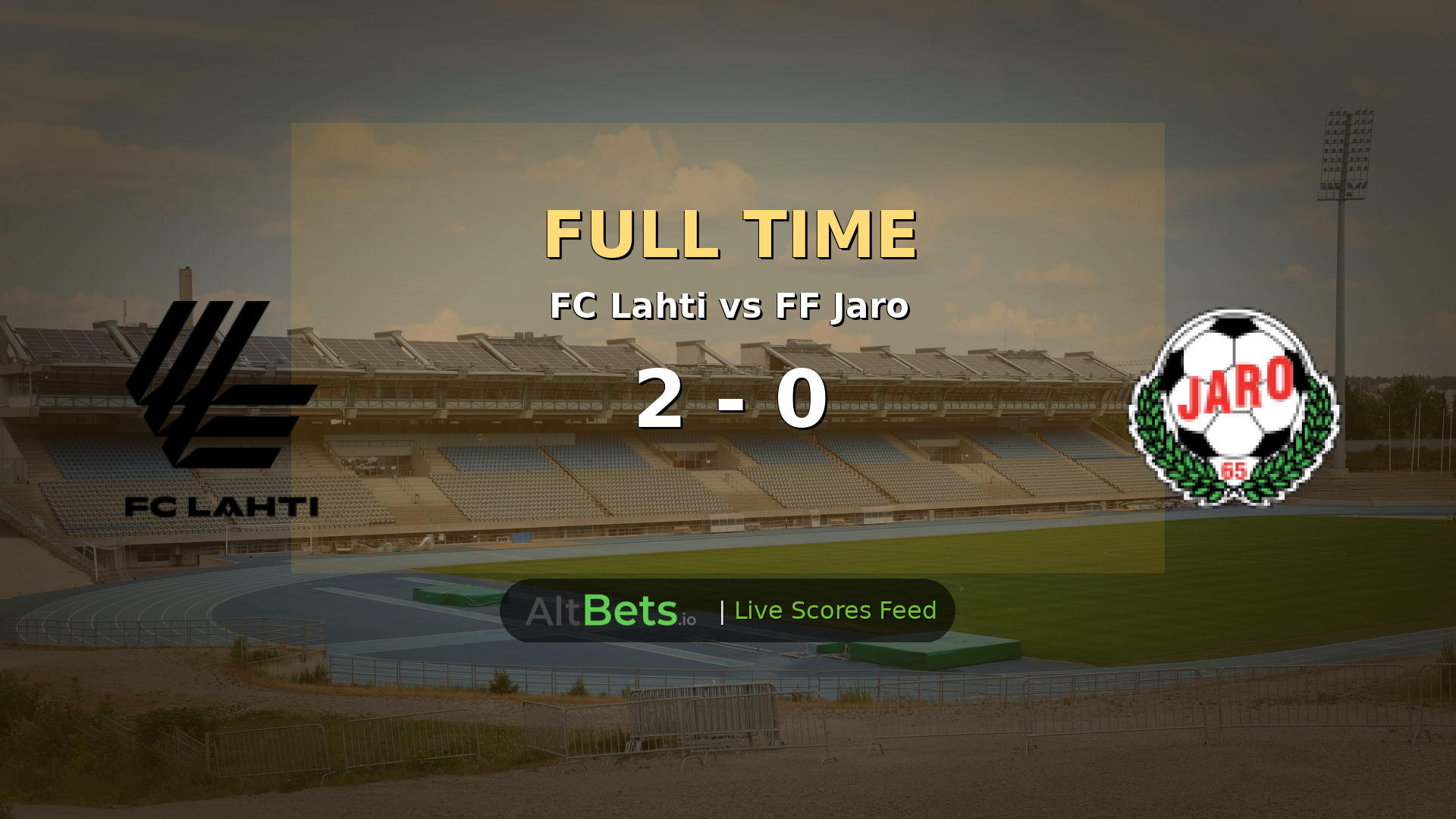 FC Lahti 2-0 FF Jaro: Sarr and Ojanen Goals Seal Veikkausliiga Win