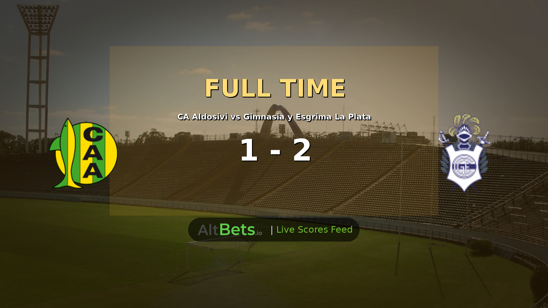 Gimnasia y Esgrima La Plata Secure 2-1 Victory Over CA Aldosivi in Liga Profesional