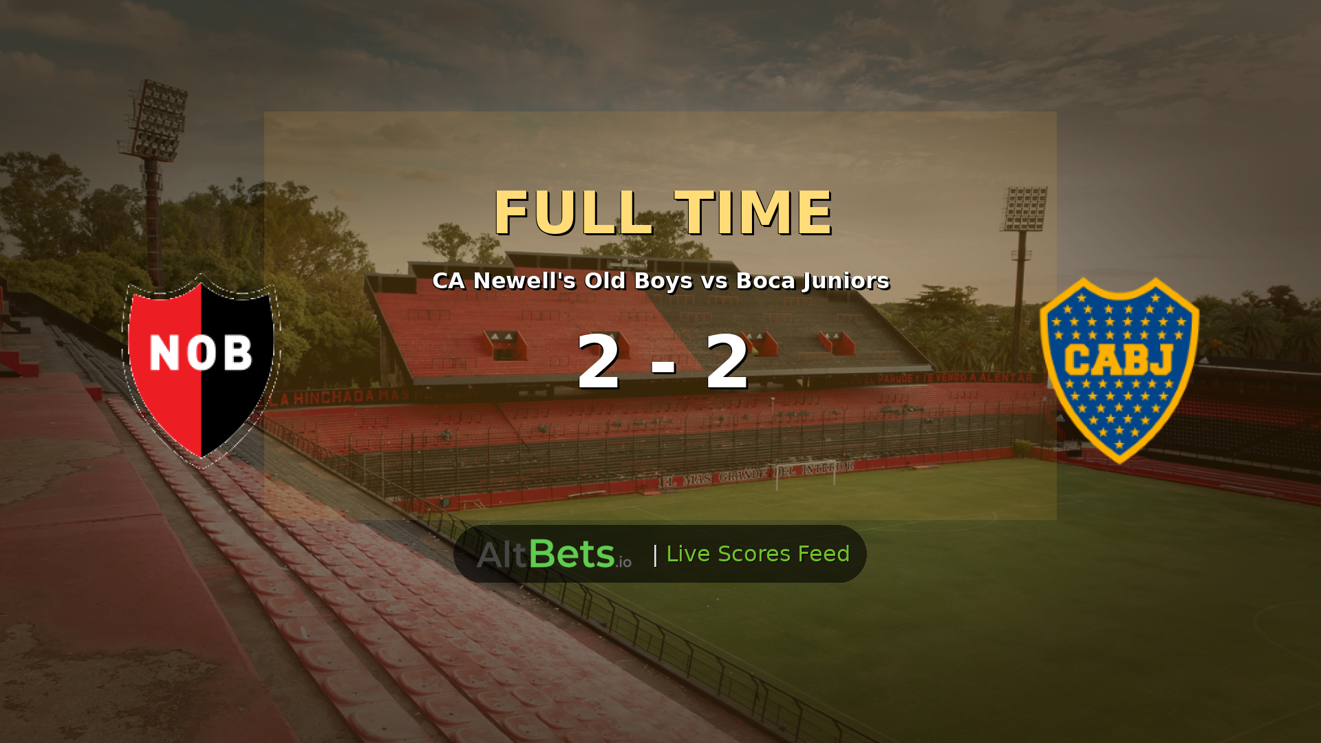 Newell's Old Boys 2-2 Boca Juniors: Thrilling Liga Profesional Draw