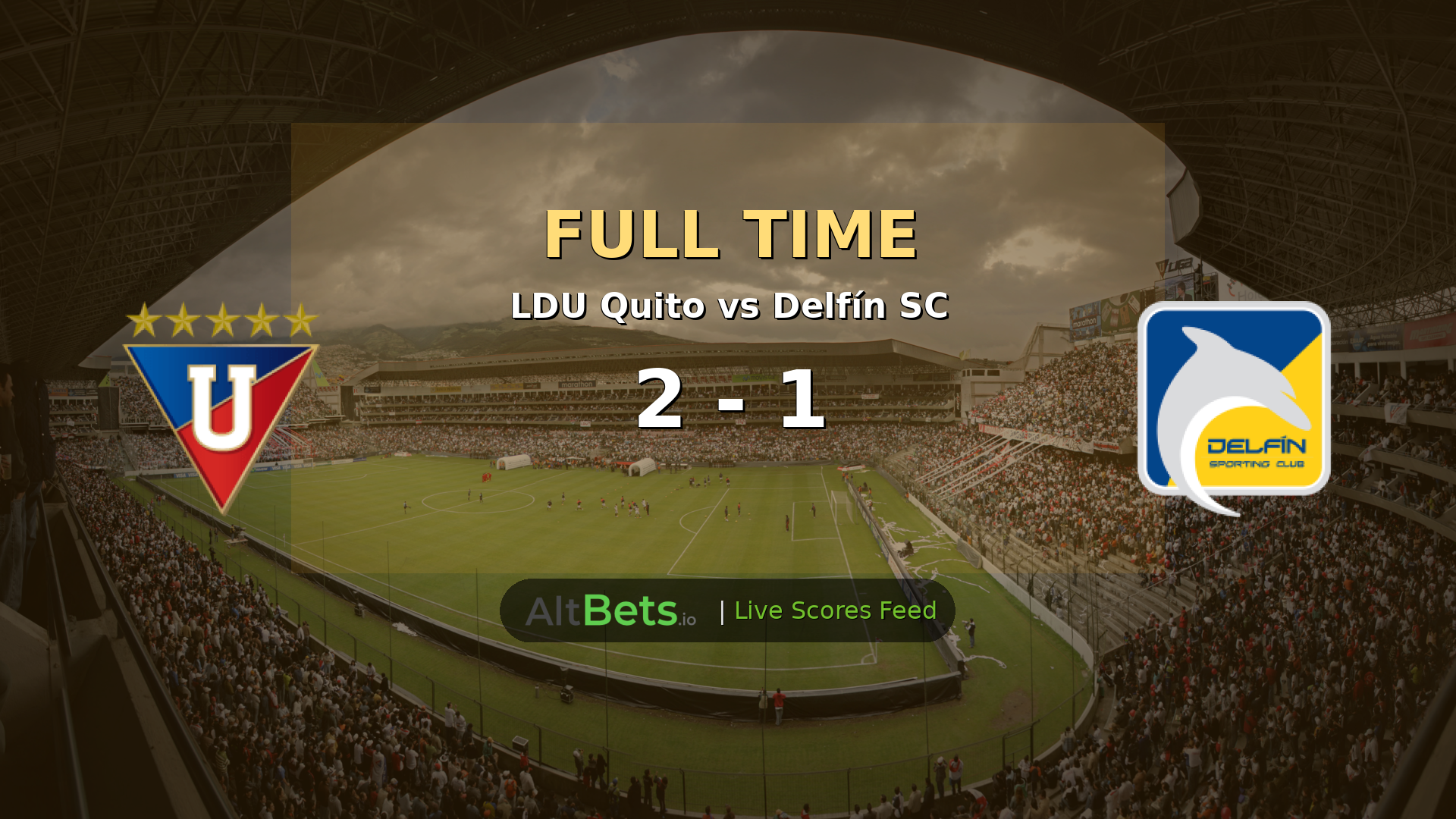 LDU Quito 2-1 Delfín SC: Late Estrada Goal Clinches Serie A Win