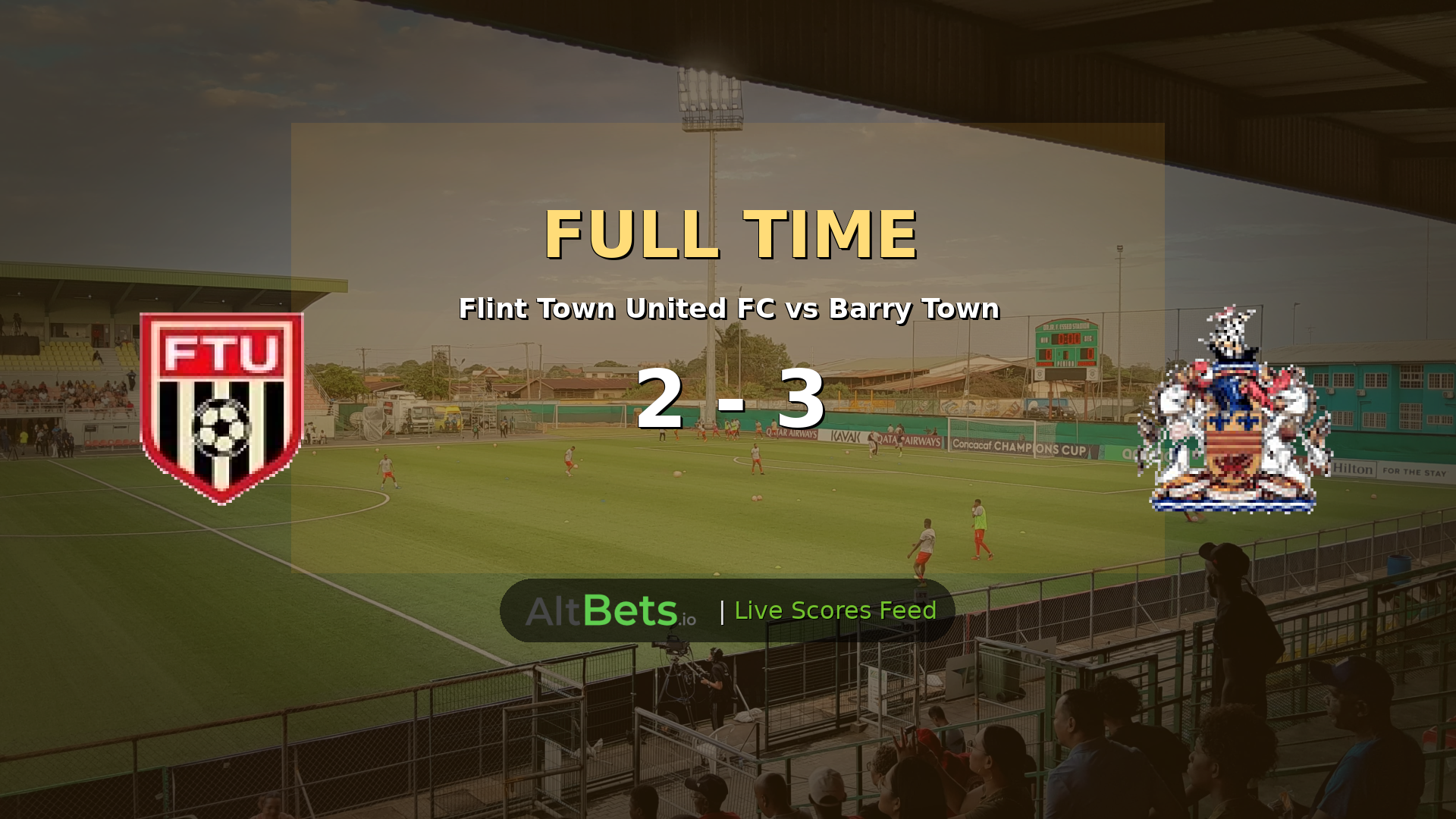 Barry Town Clinch 3-2 Win Over Flint Town United in Welsh Premier League Thriller