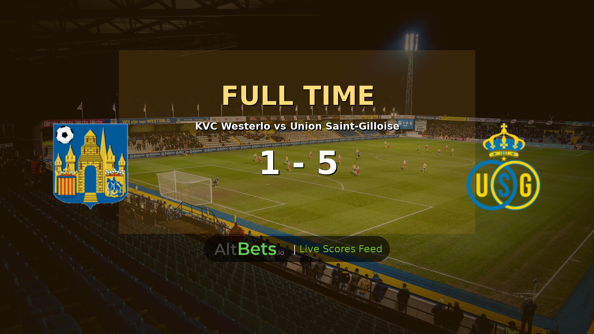 Union Saint-Gilloise Defeats KVC Westerlo 5-1 in Pro League Match