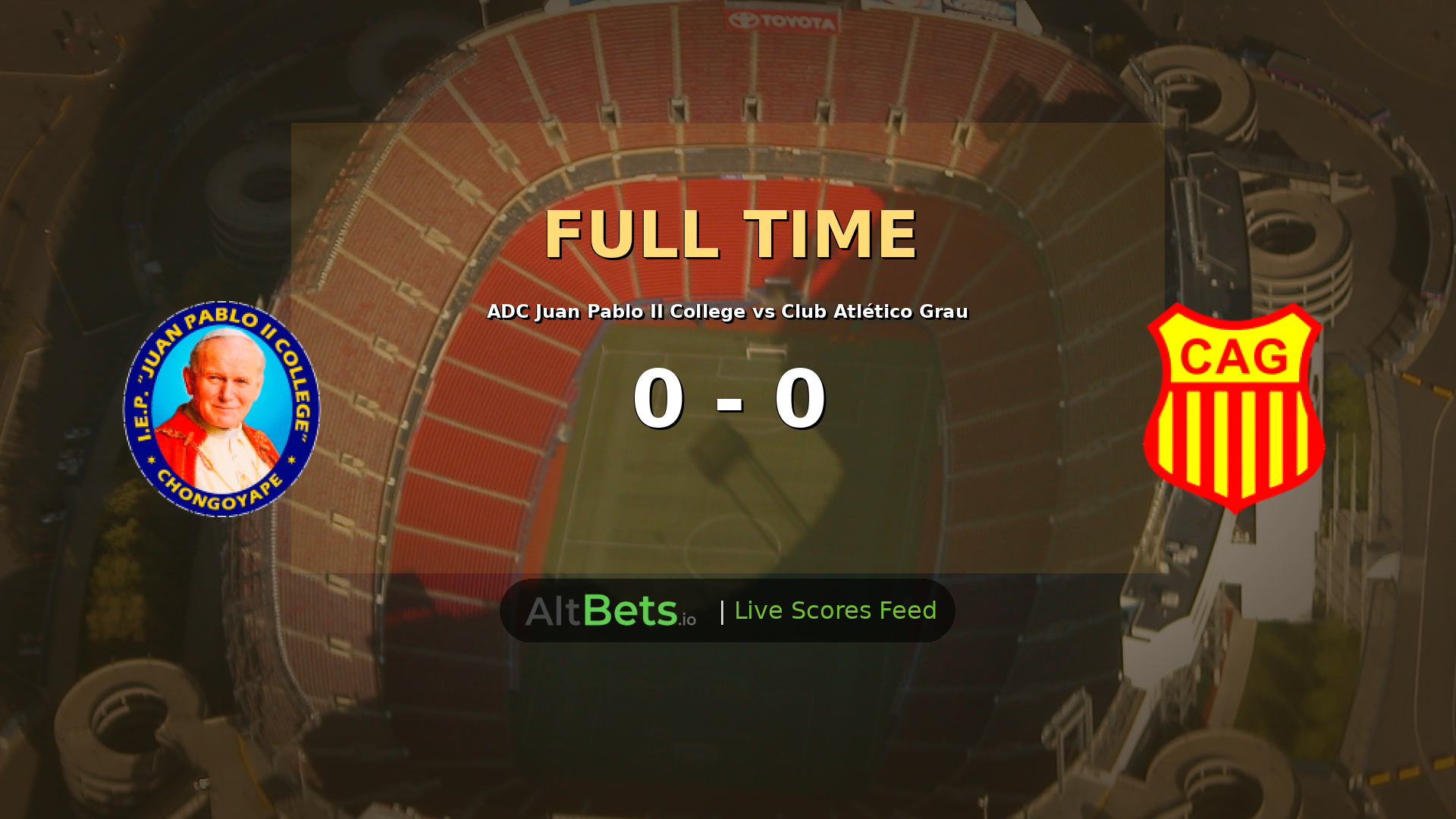 ADC Juan Pablo II College 0-0 Club Atlético Grau: Cautious 0-0 Draw in Liga 1 Peru