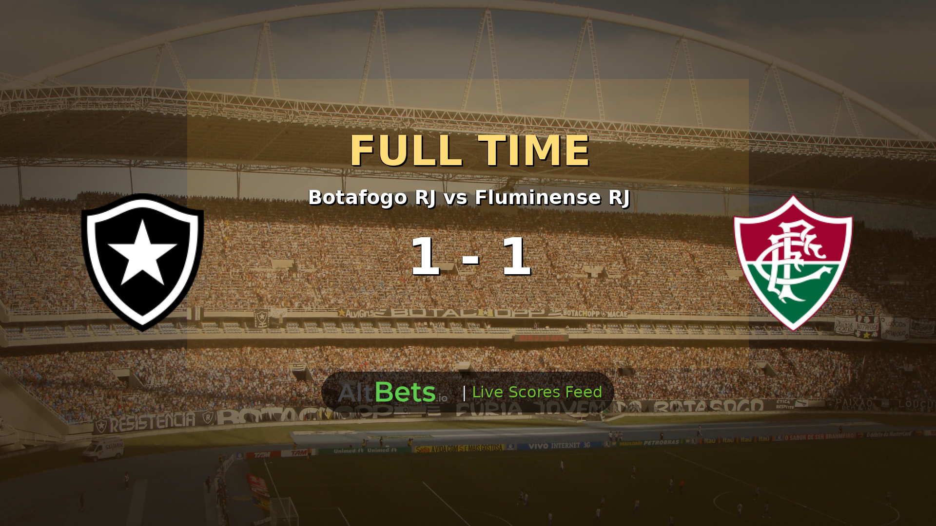 Botafogo RJ 1-1 Fluminense RJ: Early Goals Lead to Brasileirão Draw