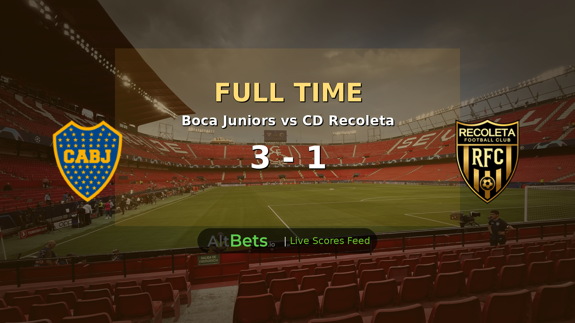 Boca Juniors 3-1 CD Recoleta Copa Sudamericana Recap