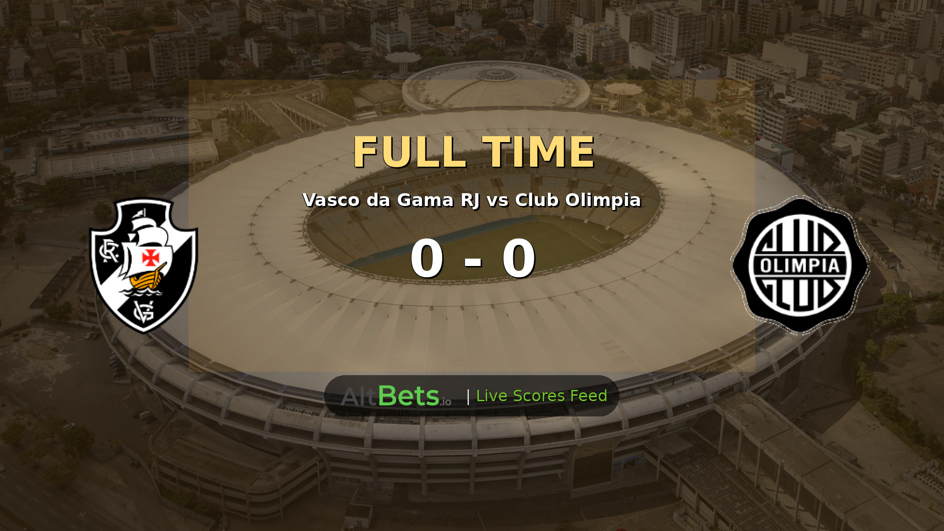 Vasco da Gama RJ 0-0 Club Olimpia: Copa Sudamericana Ends Level