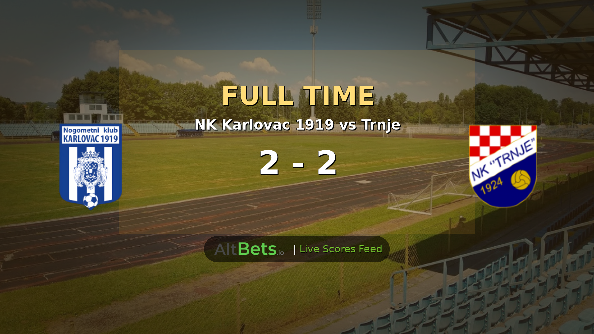 NK Karlovac 1919 2-2 Trnje: Late Goals Secure Draw in Club Friendly