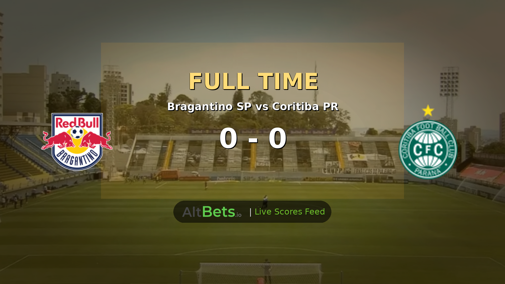 Bragantino SP 0-0 Coritiba PR: Goalless Draw in Brasileirão Série A