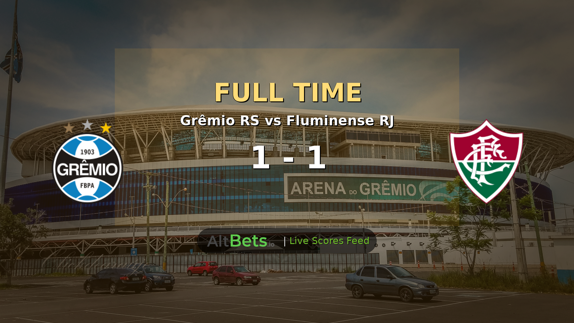 Grêmio RS 1-1 Fluminense RJ: Early Goals Cancel Out in Brasileirão Draw