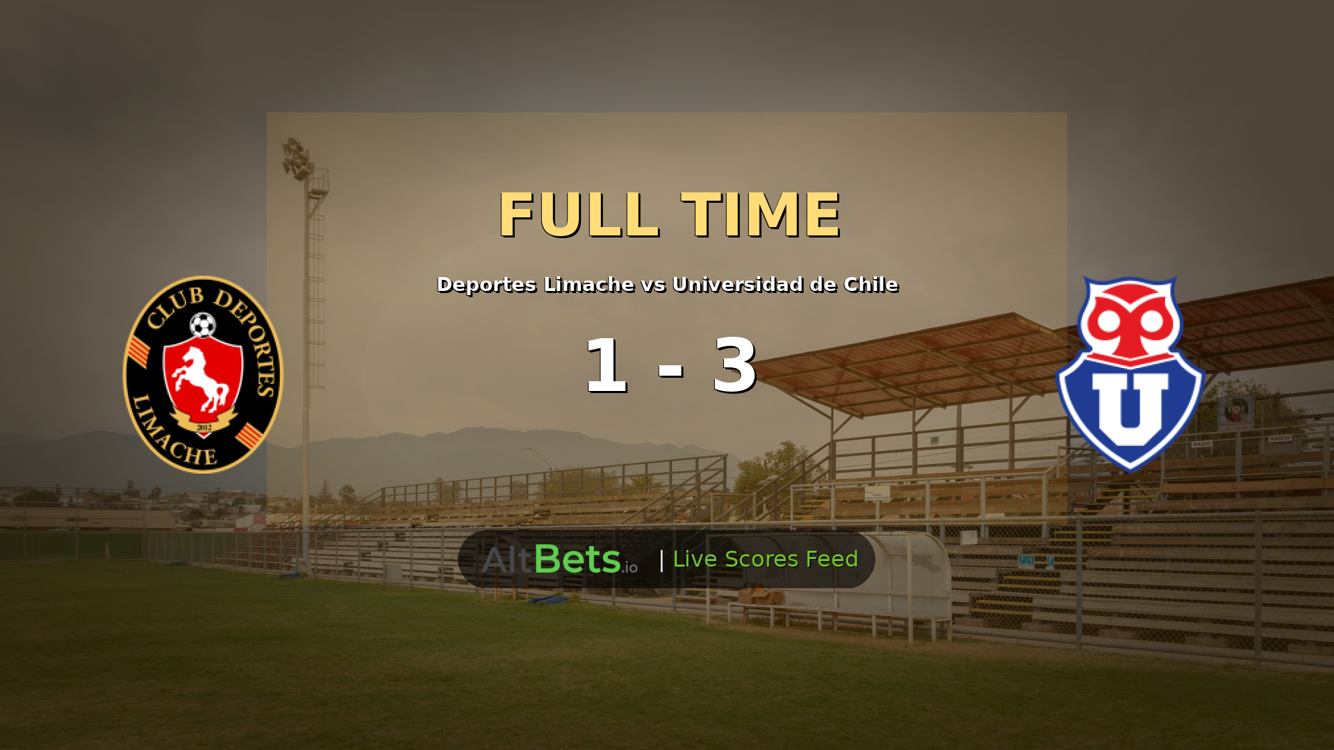 Deportes Limache 1-3 Universidad de Chile Recap: Late Comeback Secures Victory in Liga de Primera