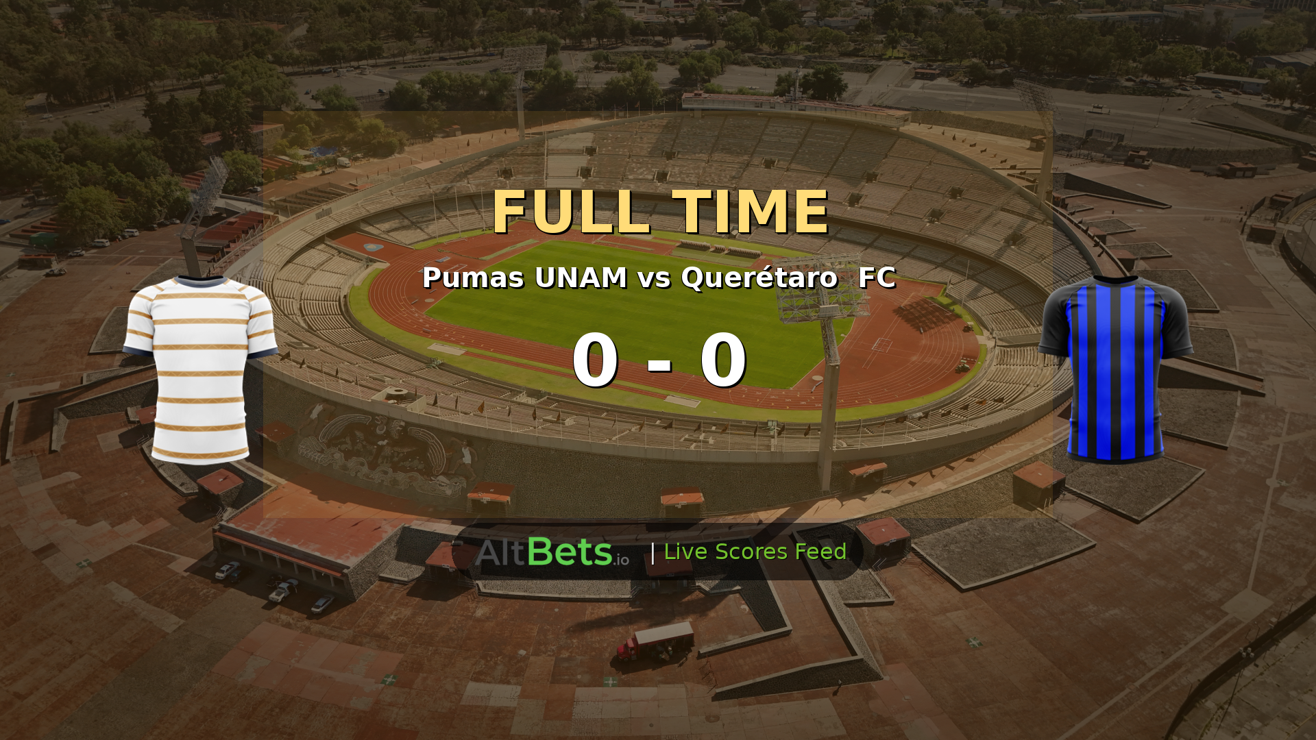Pumas UNAM 0-0 Querétaro FC: Goalless Liga MX Draw