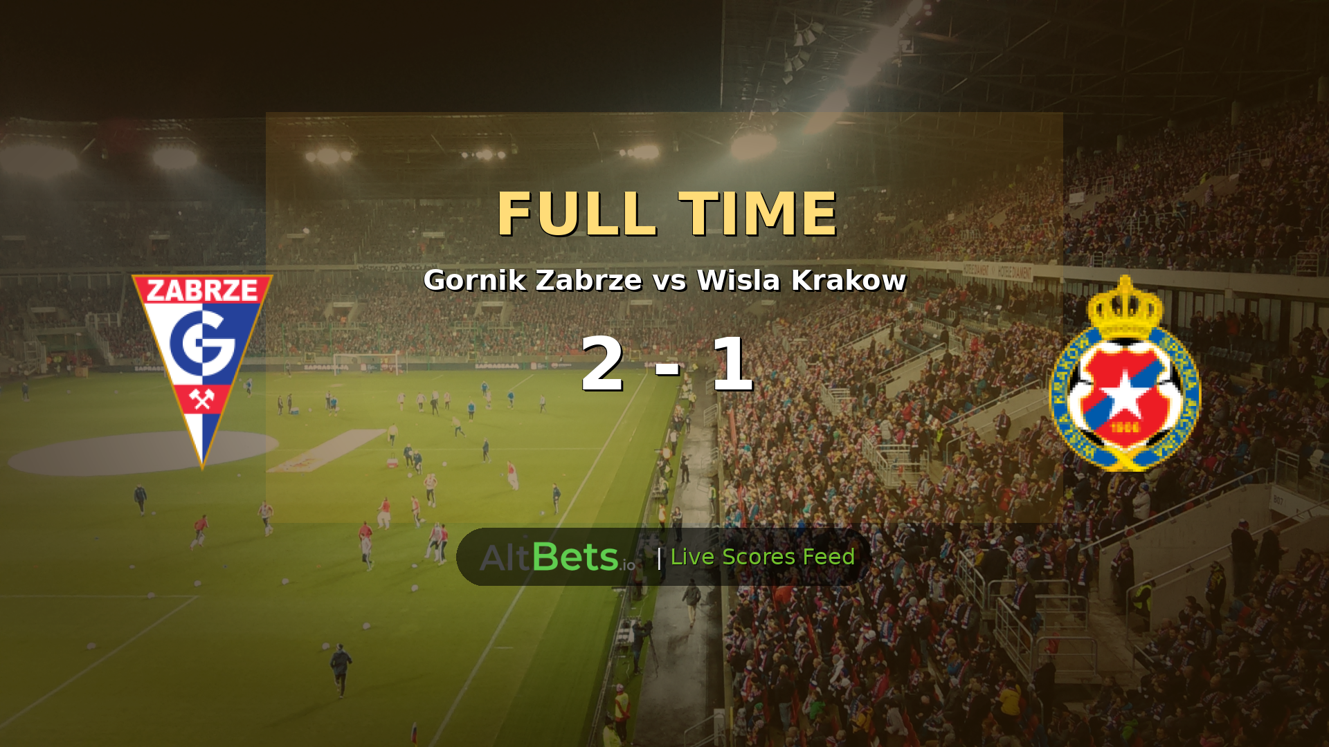 Gornik Zabrze 2-1 Wisla Krakow: Sadilek and Khlan Secure Ekstraklasa Win