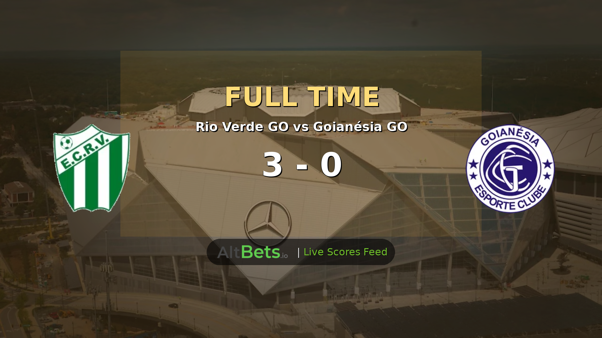 Rio Verde GO 3-0 Goianésia GO: First-Half Goals Secure Goiano Segunda Divisão Win