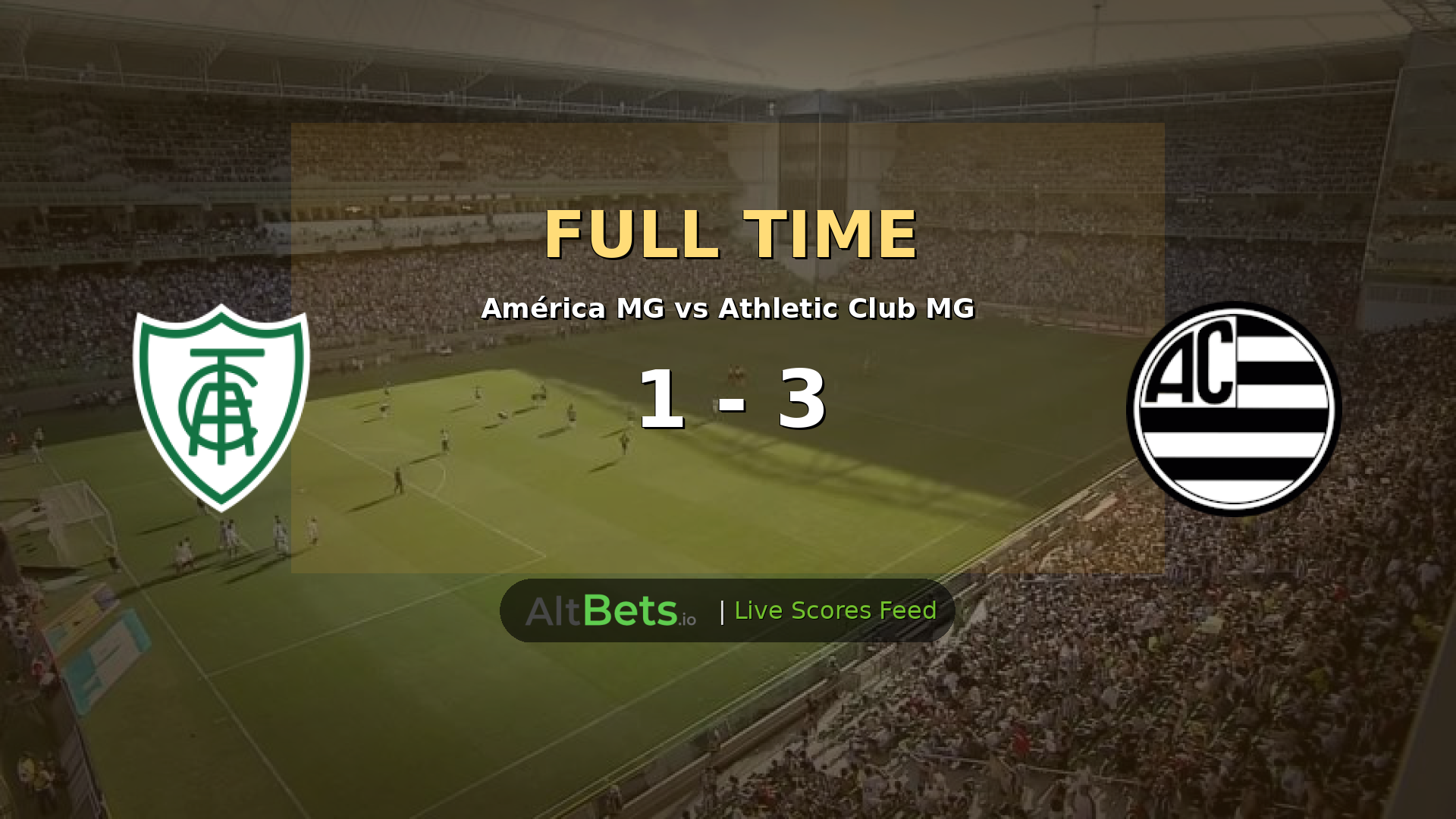 América MG 1-3 Athletic Club MG: Early Goals Seal Serie B Win for Athletic