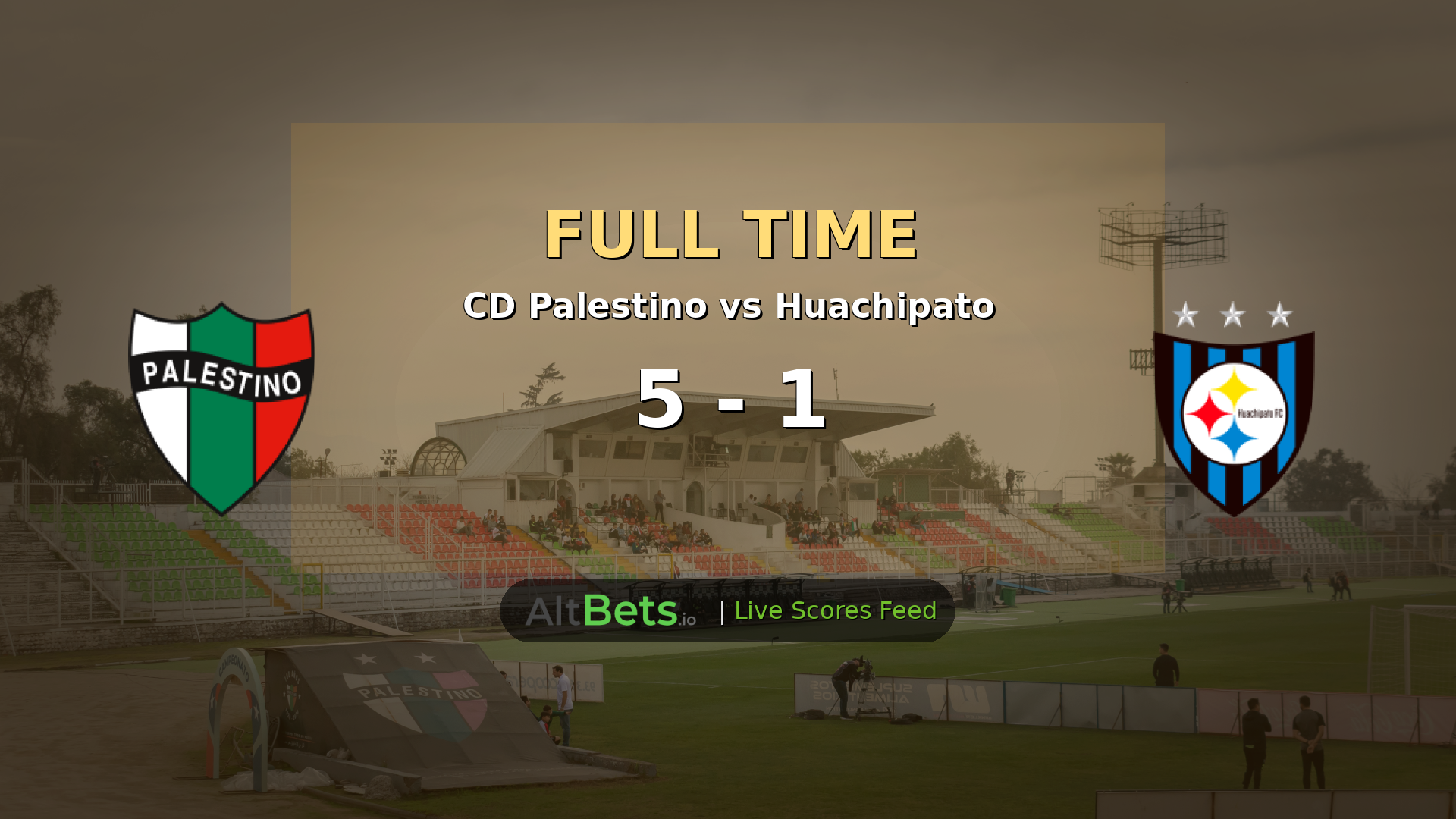 CD Palestino 5-1 Huachipato: Fernandez Brace Leads Dominant Home Win in Liga de Primera