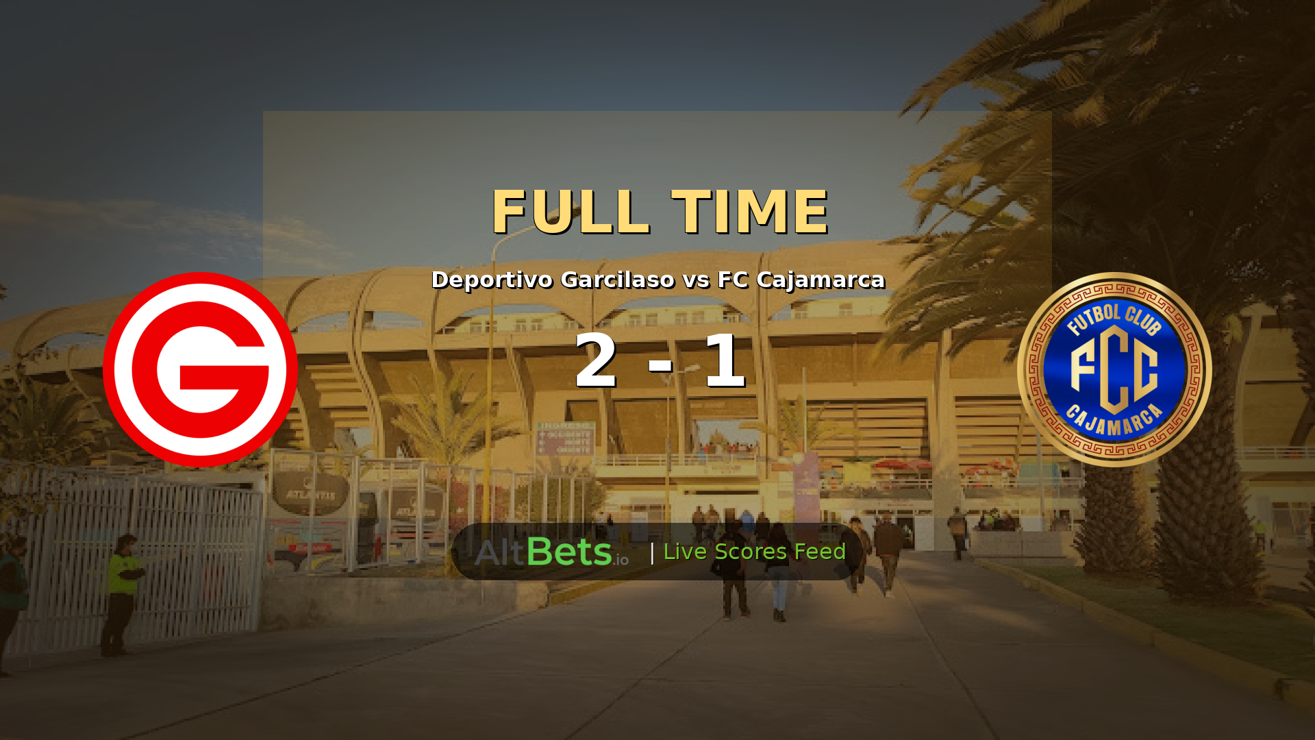 Deportivo Garcilaso 2-1 FC Cajamarca: Liga 1 Peru Match Recap