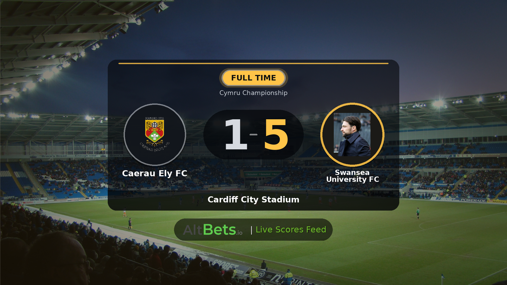 Caerau Ely FC 1-5 Swansea University FC: Match Recap and Result