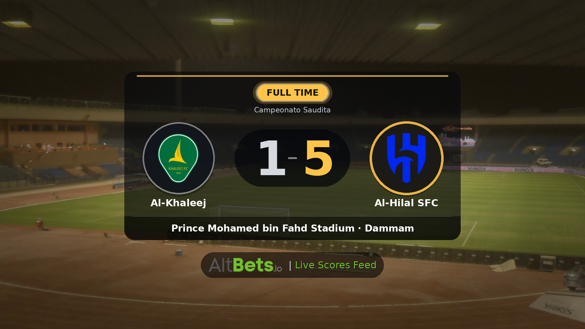 Al-Khaleej 1-5 Al-Hilal SFC: Match Recap and Result