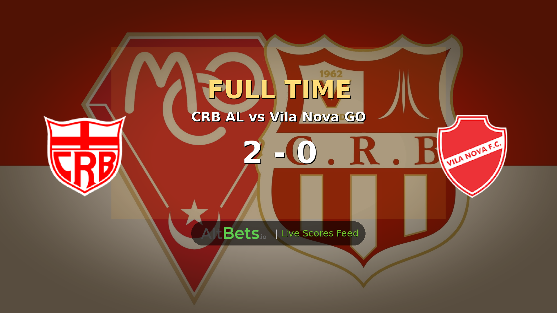 CRB AL 2-0 Vila Nova GO: Bressan and Mikael Seal Early Serie B Win