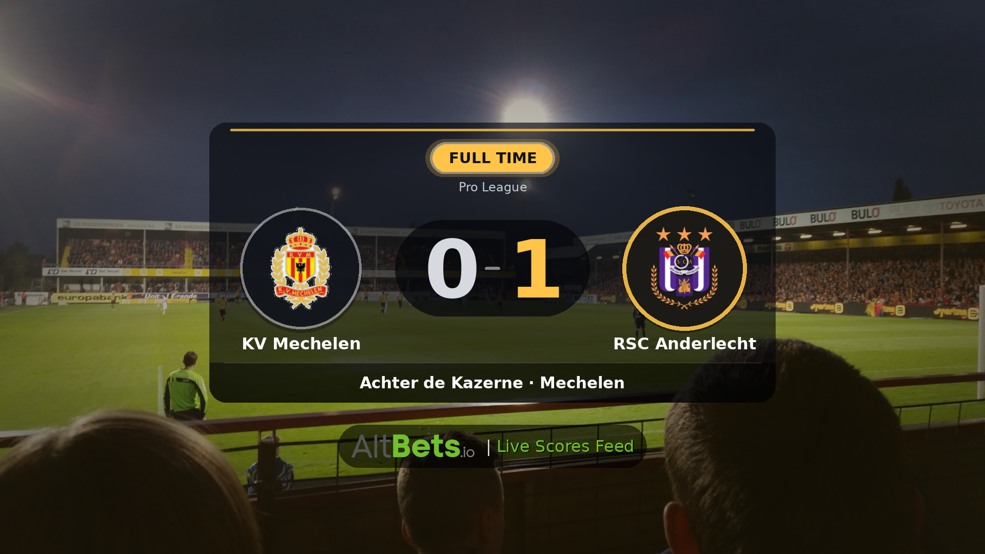 KV Mechelen 0-1 RSC Anderlecht: Match Recap and Result